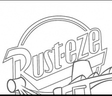 Rust Eze Lightning Mcqueen Coloring Pages Coloring Pages